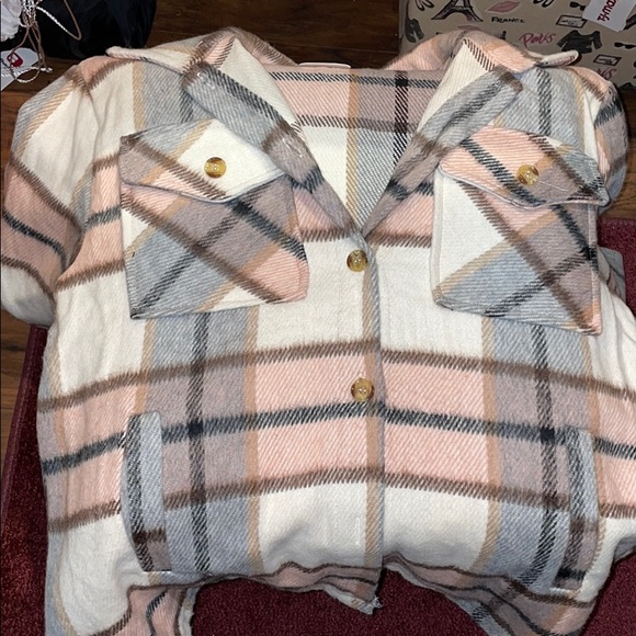 NWT Flannel Jacket❤️❤️❤️❤️❤️❤️ - Picture 5 of 8